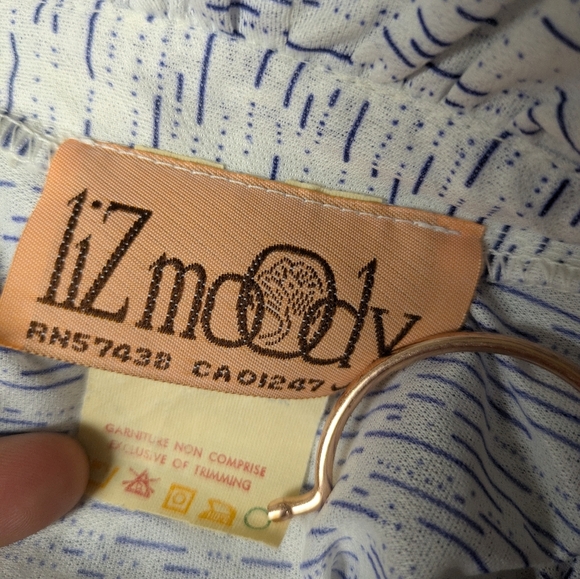 Vintage Liz Moody ⚜️ Chic Long Sleeve Gradient Dress - Picture 9 of 10